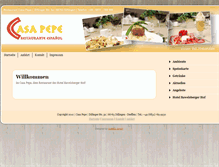 Tablet Screenshot of casapepe.bawelsbergerhof.de