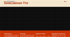 Desktop Screenshot of bawelsbergerhof.de